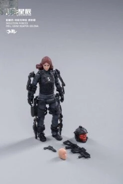 JoyToy Source 1/18 Hardcore Coldplay Skeleton Forces Hell Grim Reaper & Selena Set Of 4 -Toy Figure Store c64766993a