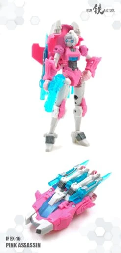 IronFactory IF-EX16 Pink Assassin Arcee -Toy Figure Store c6a1d779d8