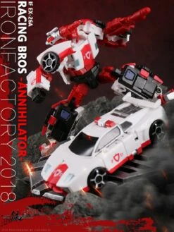 IronFactory EX-26A Racing Bros Annihilator Red Alert -Toy Figure Store c71639378a