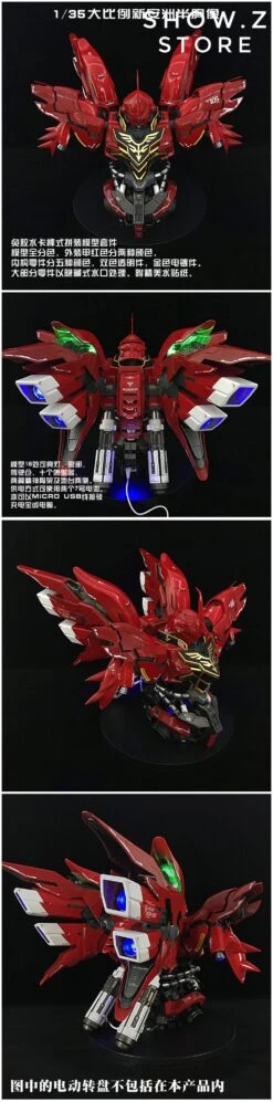 BSC Yihui YH Model 1/35 MSN-06S MNS06S SINANJU New Zeon Customized Gundam Bust Model Kit -Toy Figure Store cabe4338a7