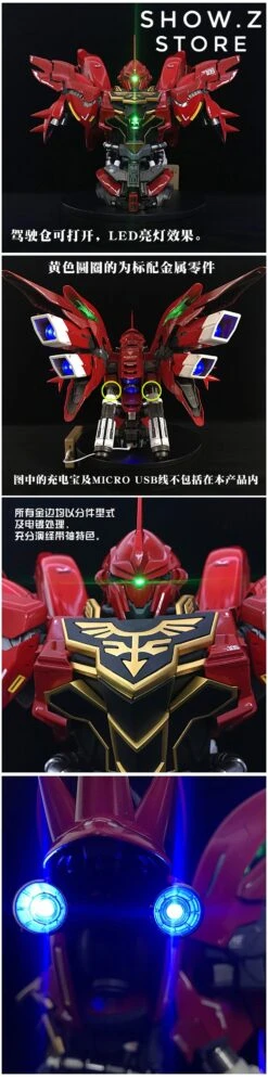 BSC Yihui YH Model 1/35 MSN-06S MNS06S SINANJU New Zeon Customized Gundam Bust Model Kit -Toy Figure Store d1d5de8bb5