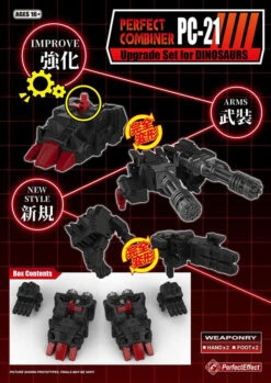 Perfect Effect PE PC-21 Perfect Combiner Upgrade Kit For POTP Volcanicus -Toy Figure Store d85522cd4d