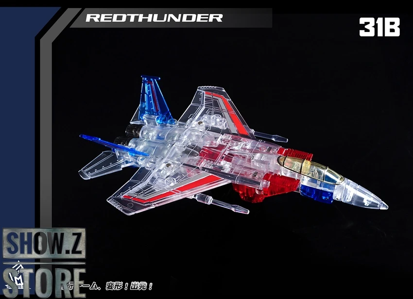 MechFansToys MF-31B RedThunder Starscream Clear Version 5 MechFansToys MF-31B RedThunder Starscream Clear Version - Image 5