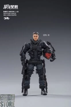 JoyToy Source 1/18 Hardcore Coldplay Skeleton Forces Hell Grim Reaper & Selena Set Of 4 -Toy Figure Store dc9f622070