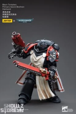 JoyToy Source 1/18 Warhammer 40K Black Templars Primaris Sword Brethren Harmund -Toy Figure Store df35e01eee