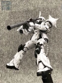 Metal Soldier MS 1/100 MS-06J MS06J Zaku II White Ogre Gundam Mobile Suit -Toy Figure Store e21f898cbb