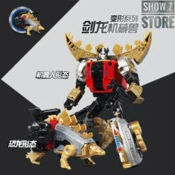 Black Mamba H6002-4B Raptor Slash & H6002-7B Robot Force Volcanicus Oversized Combiner Set Of 6 -Toy Figure Store e83fb83662