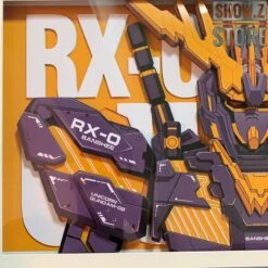 ChenFu Studio RX-0 Unicorn Gundam 02 Banshee 3D Wall Art Decoration Picture -Toy Figure Store e97c46cf8a