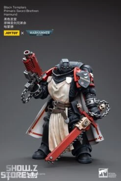 JoyToy Source 1/18 Warhammer 40K Black Templars Primaris Sword Brethren Harmund -Toy Figure Store e9d32b495b