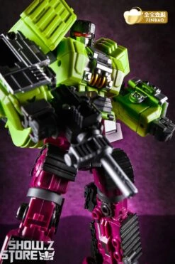 Jinbao DF03 Builder.D Devastator Green Version Set Of 6 Oversized Version -Toy Figure Store eaa83ede79