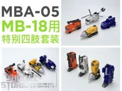 FansHobby MasterBuilder MBA-05 Additional Limbs Set For MB-18 Energy Commander -Toy Figure Store f2330d1657
