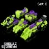 Lucky Cat Micro Cosmos MC-02 Riki-Oh Devastator Set C
