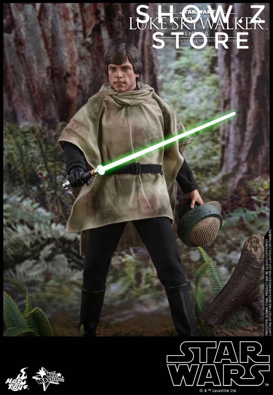 Hot Toys HT 1/6 Luke Skywalker MMS516 Star Wars: Return Of The Jedi Endor Standard Version 5 Hot Toys HT 1/6 Luke Skywalker MMS516 Star Wars: Return Of The Jedi Endor Standard Version - Image 5