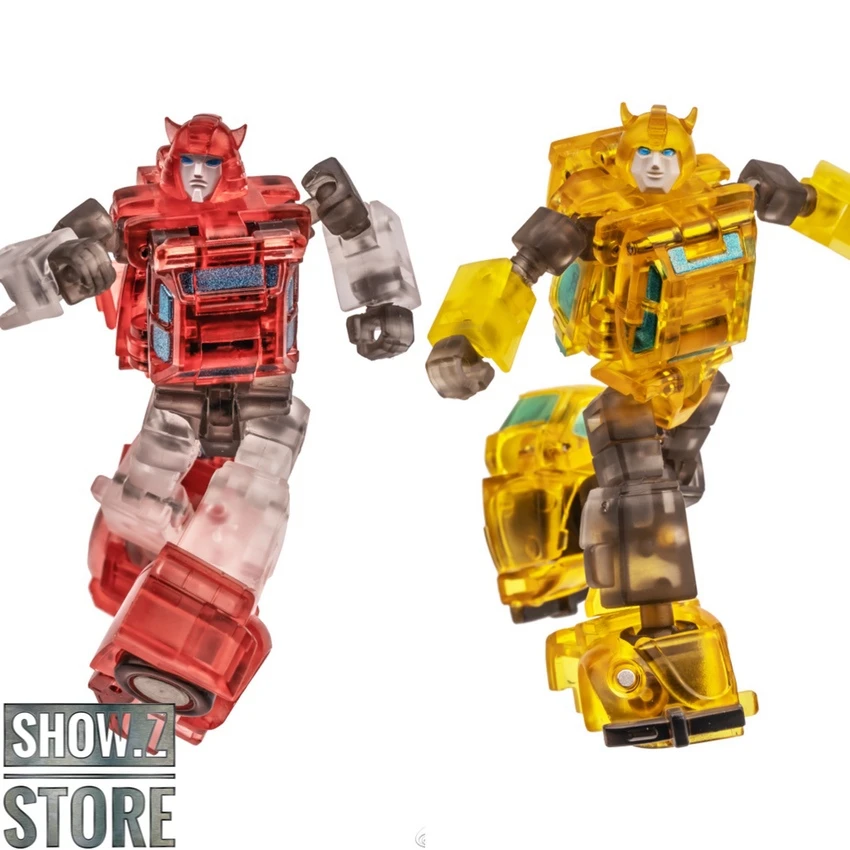 NewAge H25T Herbie Bumblebee & H26T Vanishing Point Cliffjumper Clear Version Set Of 2 2 NewAge H25T Herbie Bumblebee & H26T Vanishing Point Cliffjumper Clear Version Set Of 2 - Image 2