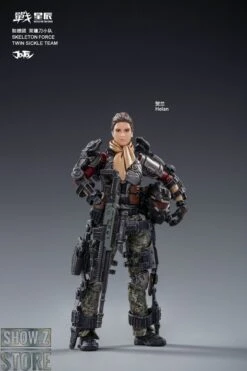 JoyToy Source 1/18 War Stars Skeleton Forces Double Sickle Squad & Helan Set Of 4 -Toy Figure Store faf51d4b7b