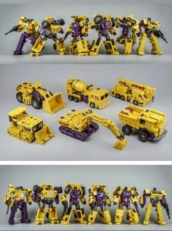 Toyworld TW-C07B Constructor Devastator Yellow Set Of 6 24 Toyworld TW-C07B Constructor Devastator Yellow Set Of 6 -Toy Figure Store fbb7f81a59