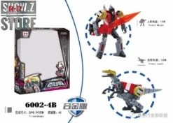 Black Mamba H6002-4B Raptor Slash & H6002-7B Robot Force Volcanicus Oversized Combiner Set Of 6 -Toy Figure Store fe5e669be3